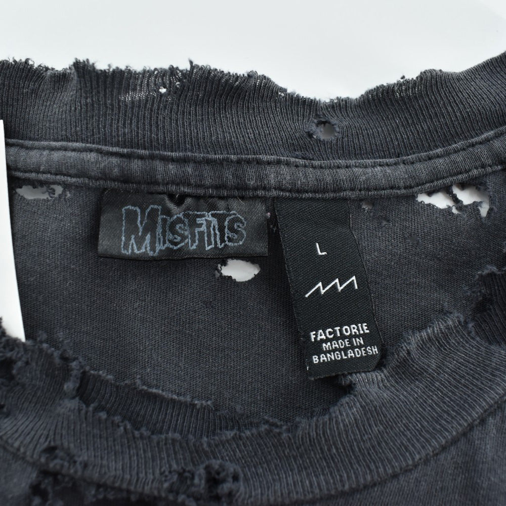 MISFITS "BORO" スカルプリント ロックTシャツ 260424H