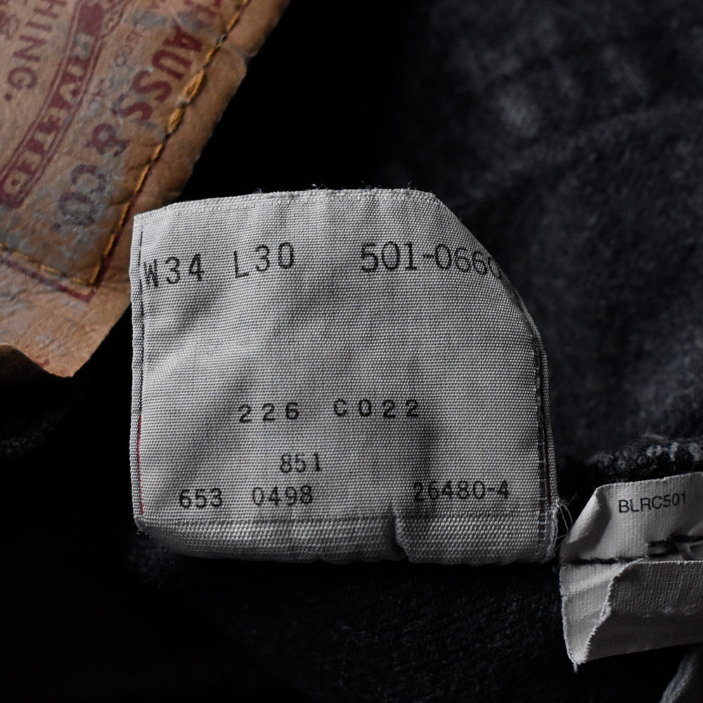 90's ペンキ！ Levi's 501 ブラック デニムパンツ USA製 241120H