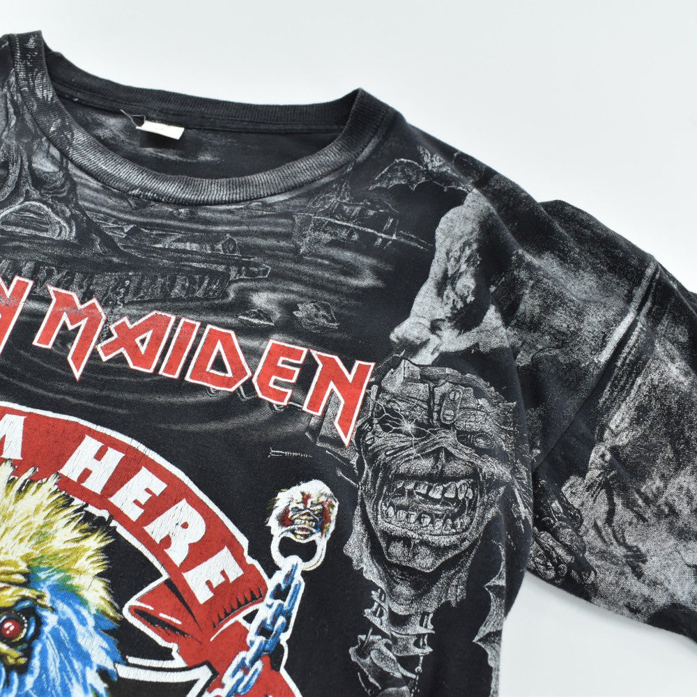 90's IRON MAIDEN "From Here To Eternity" AOP ヘヴィメタル ロックT 260825H