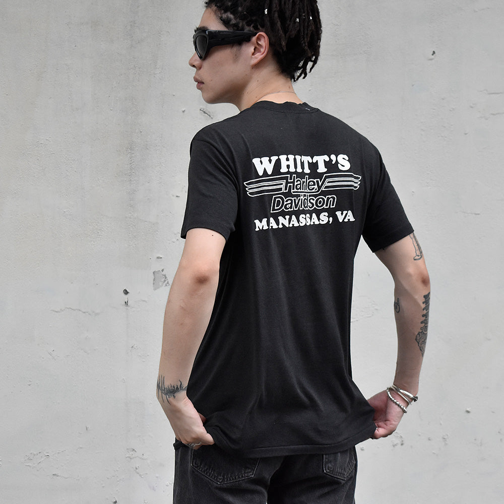 80's Harley Davidson "Sexy lady" 3D EMBLEM Tシャツ 240717H