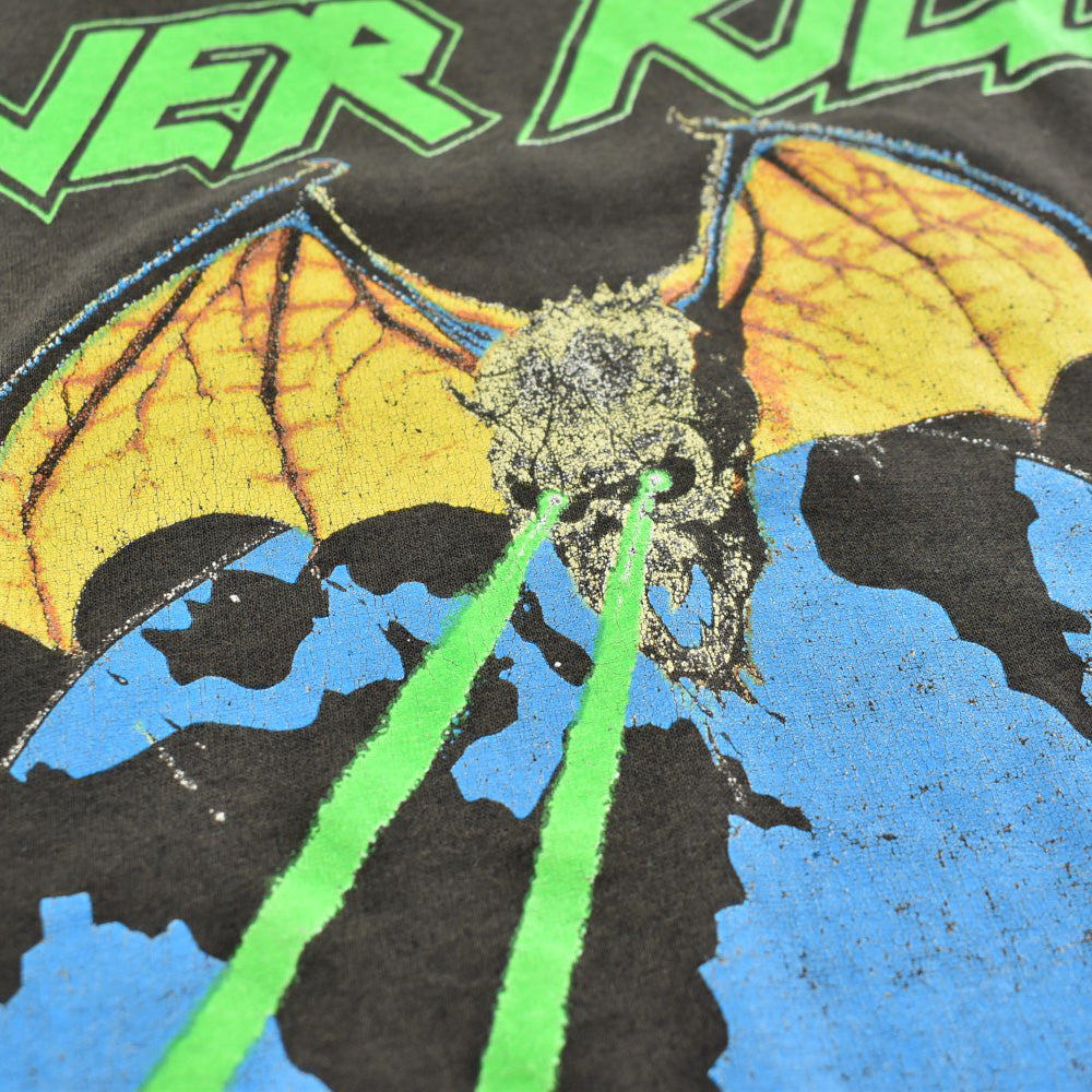 80's OVER KILL "AROUND THE WORLD WITH CHALY" スラッシュメタル ロックT 260804H