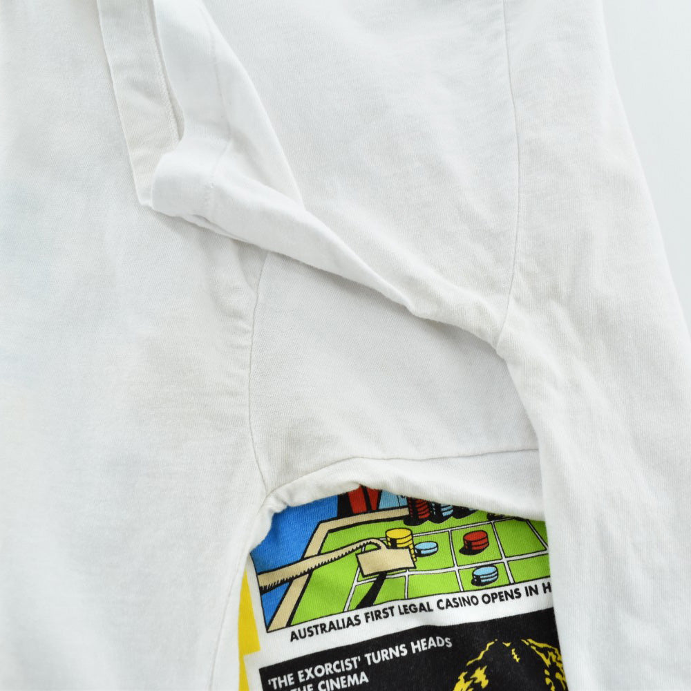 90's "TWENTY ONE YEARS AGO IN 1973" アートTシャツ 260703H