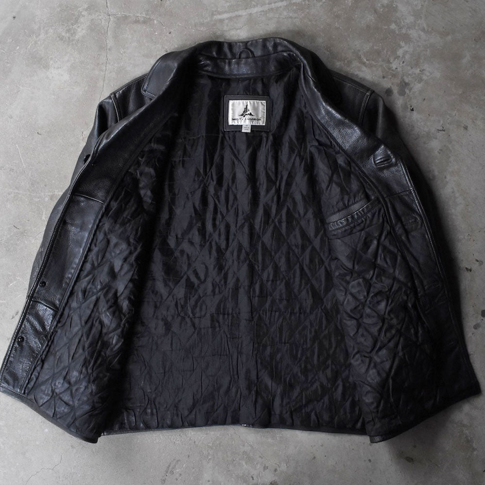90’s Misty Harbor レザーカーコート 251104H