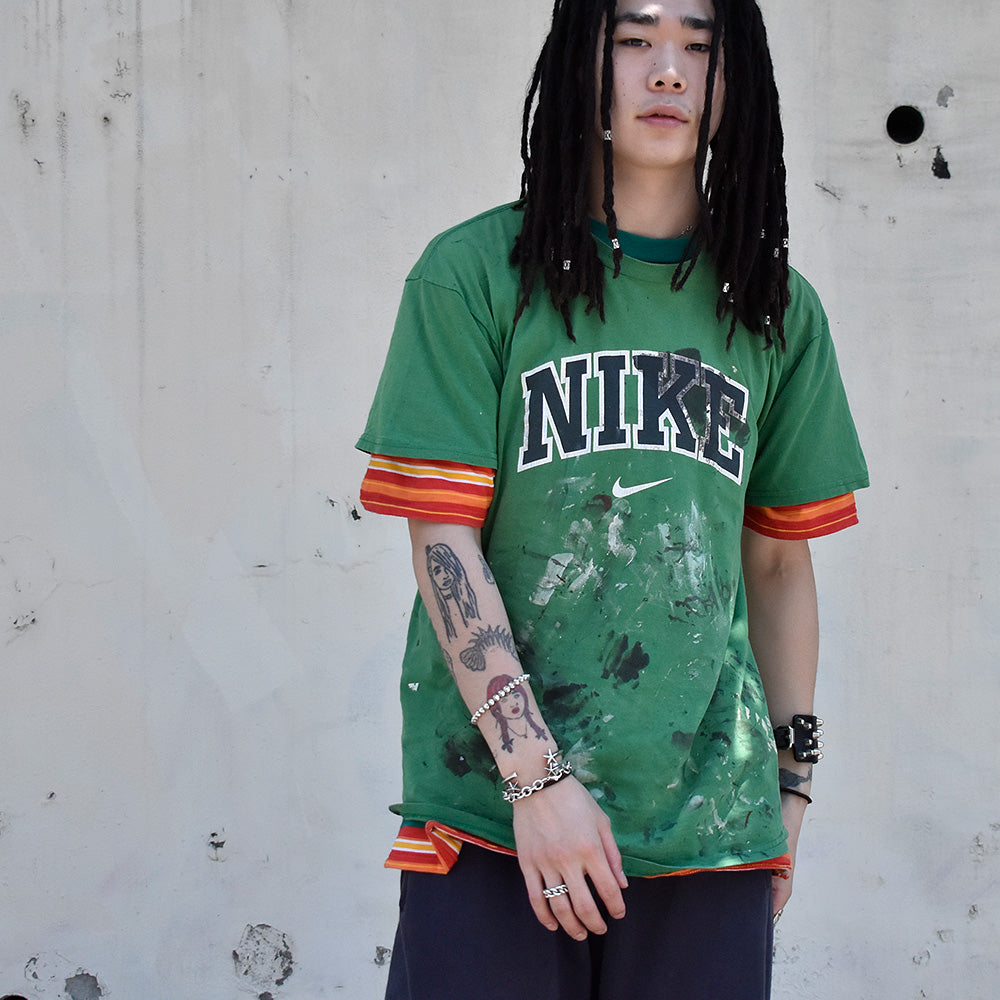 Y2K ペンキ！ NIKE Tシャツ 240605H