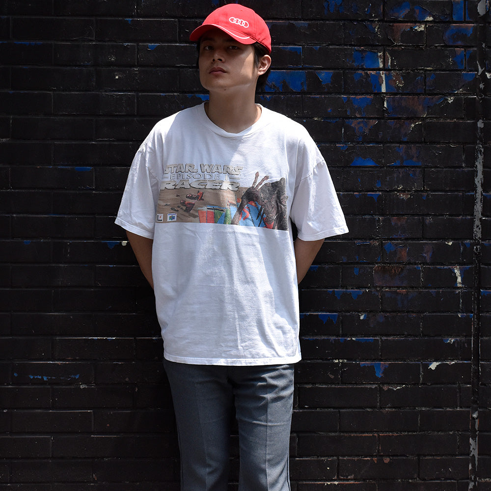 90's Nintendo 64 “Star Wars Episode I: Racer“ ゲームTシャツ 250709H