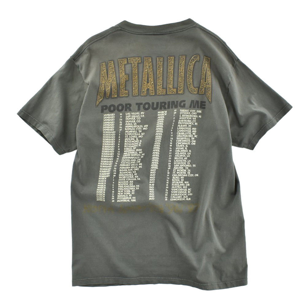 90’s METALLICA “Poor Touring Me” ヘヴィメタル ロックTシャツ 260807H