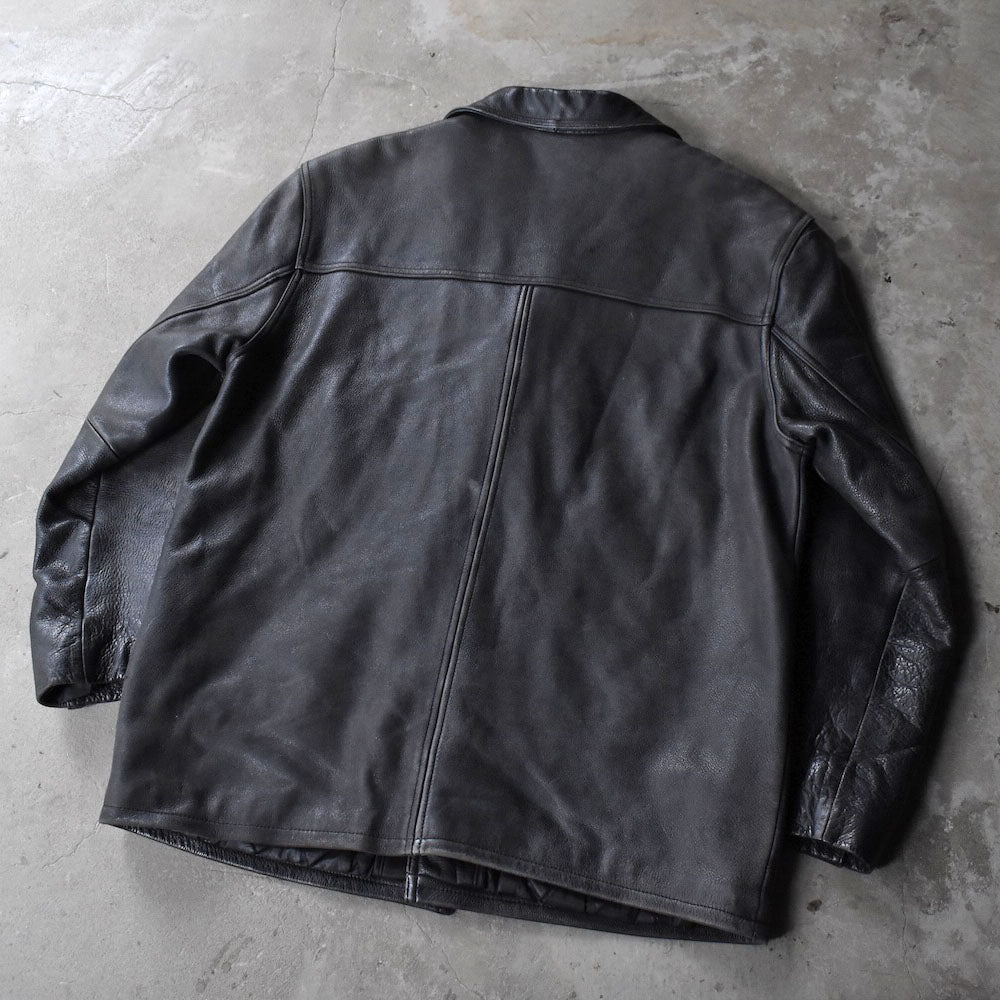 90’s Misty Harbor レザーカーコート 251104H