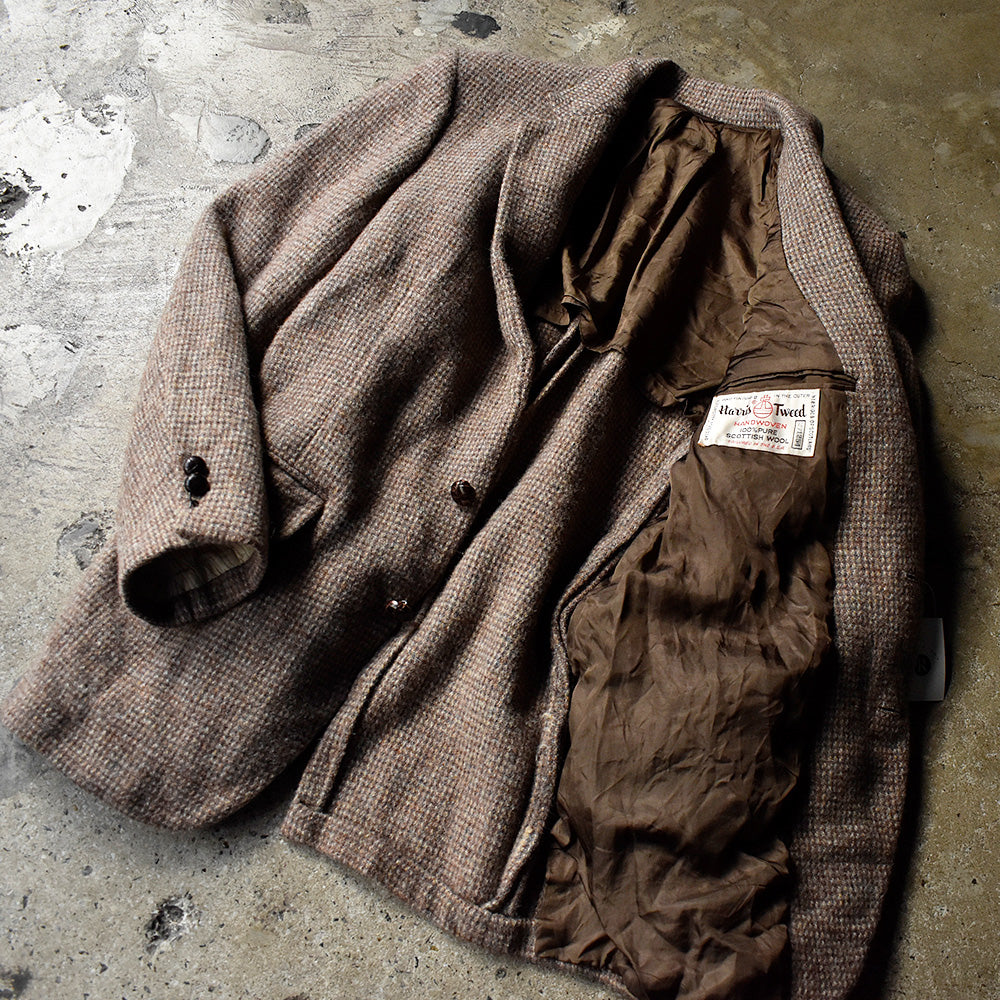 80's Harris Tweed ウール テーラードジャケット 241225H