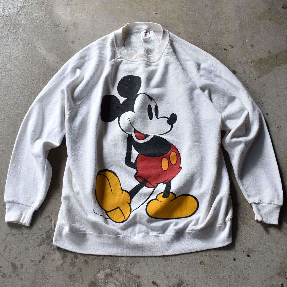 90’s Disney “Mickey” キャラスウェット USA製 231106