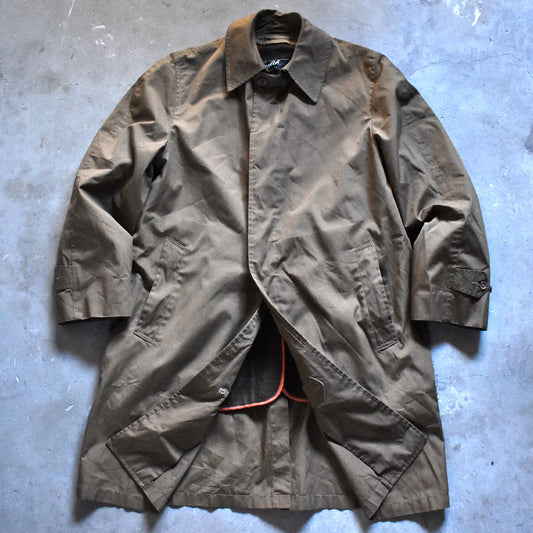 60-70’s English Squire ライナー付き バルマカーン ステンカラーコート 240226H