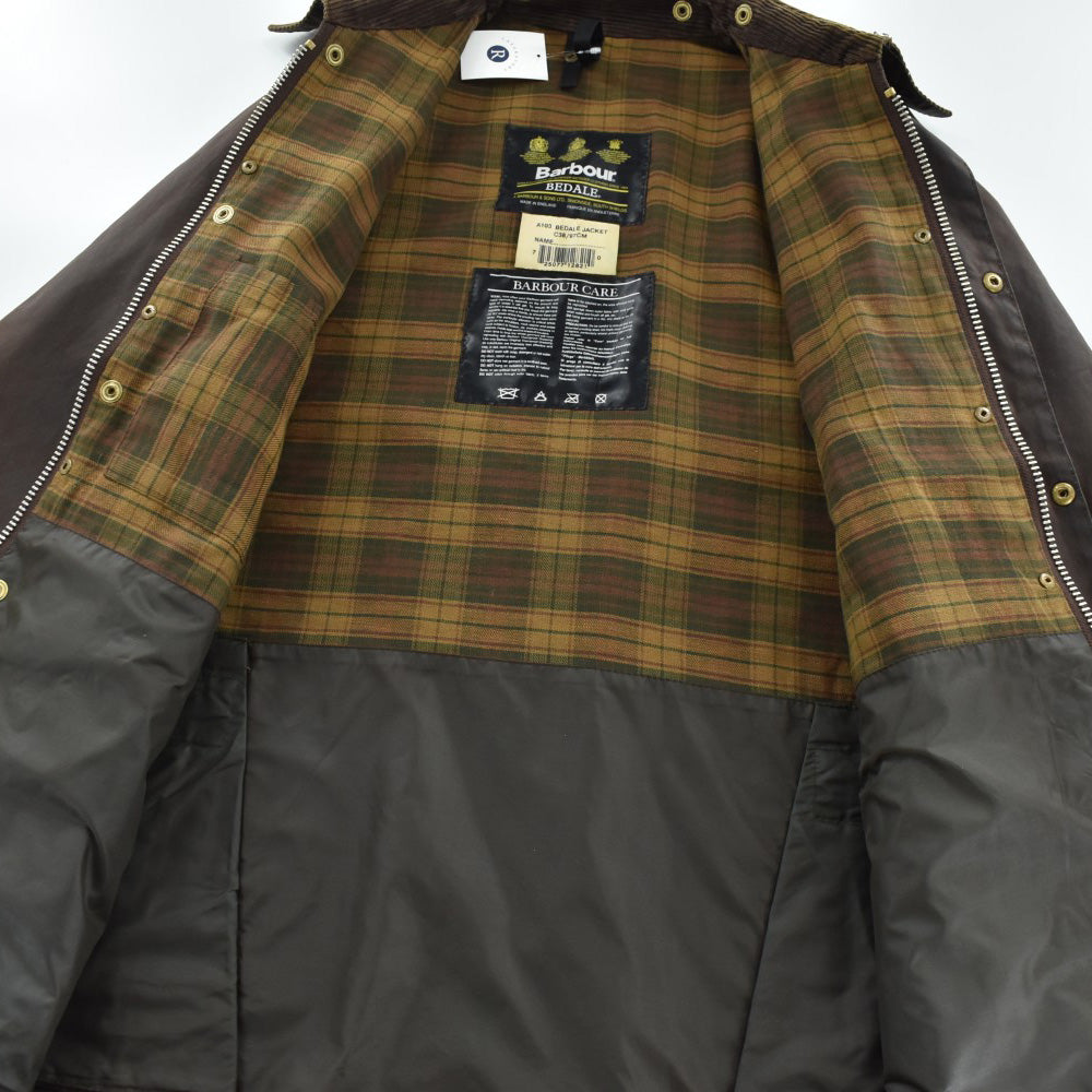 90’s Barbour 旧3ワラント BEDALE オイルドジャケット ラスティック 261020H