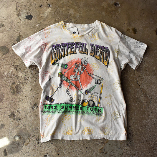 90's AOP！ Grateful Dead “1992 Summer Tour” ロック Tシャツ 250824H