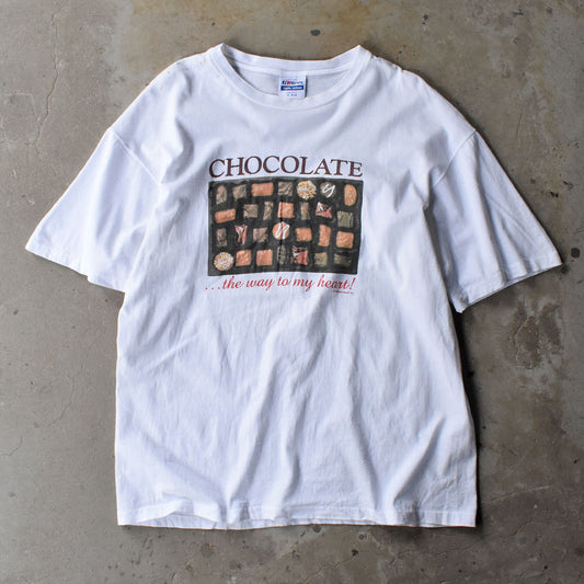 90’s Hanes “CHOCOLATE” 企業 Tシャツ 250612