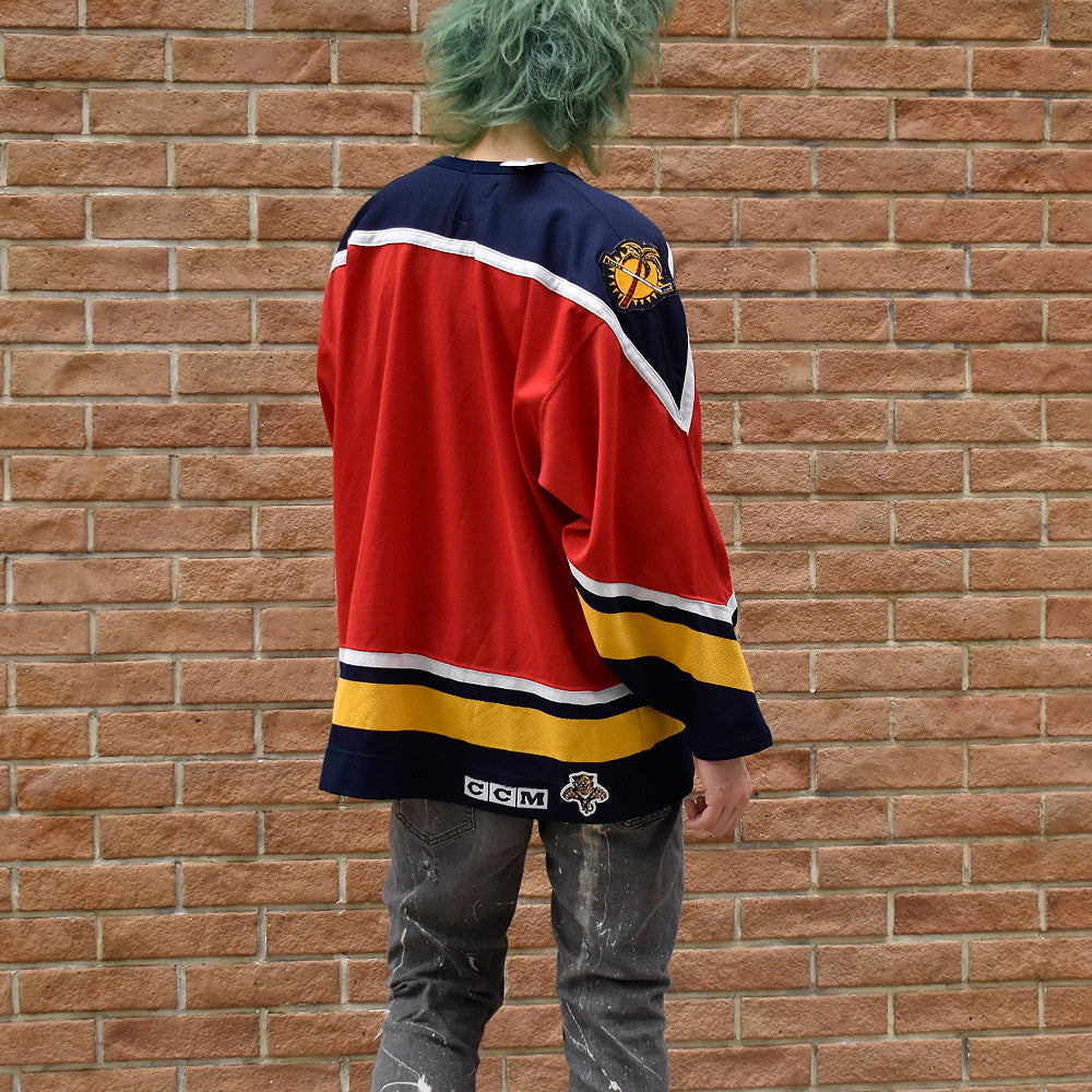 90's～ CCM NHL “Florida Panthers” ホッケーシャツ 250520H