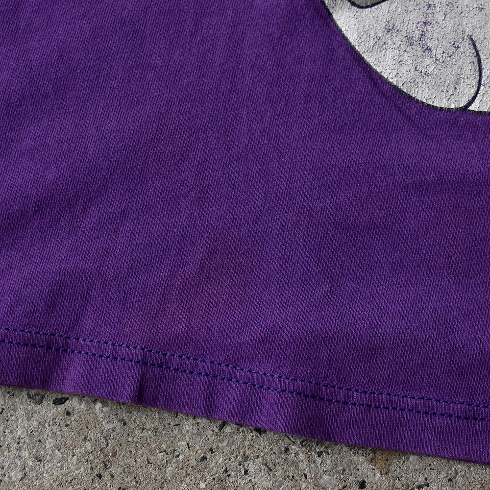 90's Looney Tunes “Bugs Bunny” パープル！ 海外アニメ キャラ Tシャツ USA製 250703H