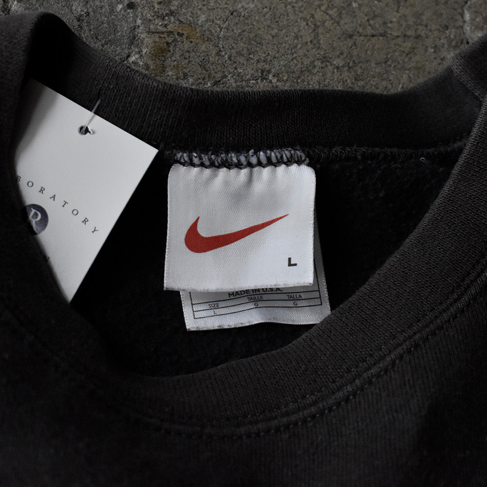 90's NIKE small swoosh logo刺繡 スウェット USA製 231113H