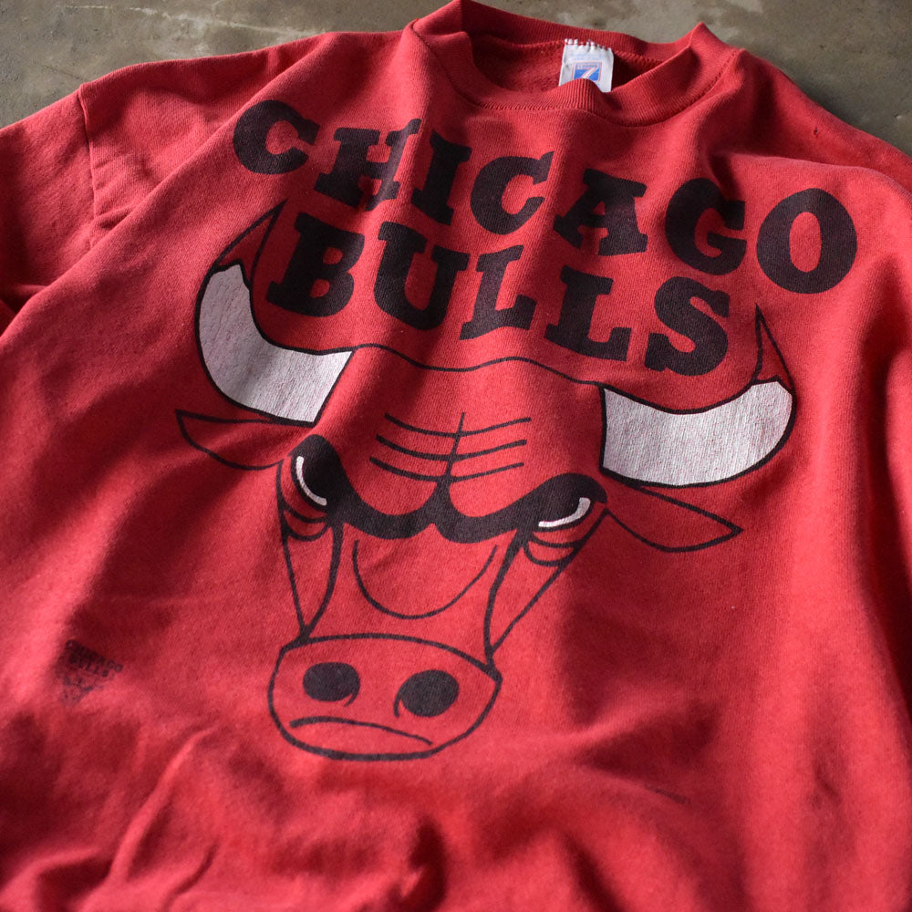 90’s LOGO7 “NBA Chicago Bulls” スウェット USA製 240324