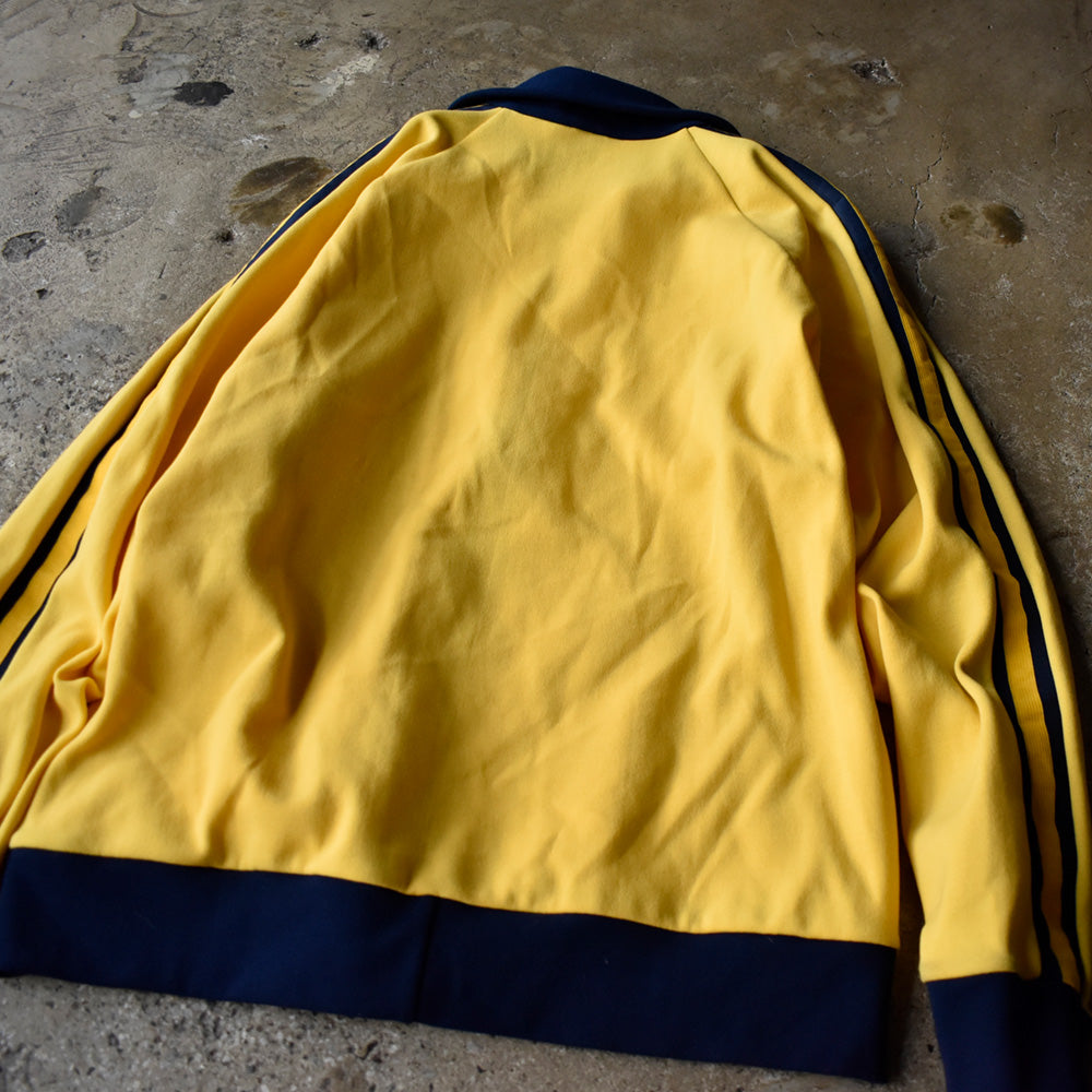 70's～ COURT CASUALS “ロケットTALON” イエロー×ネイビー！ トラックジャケット USA製 250522H
