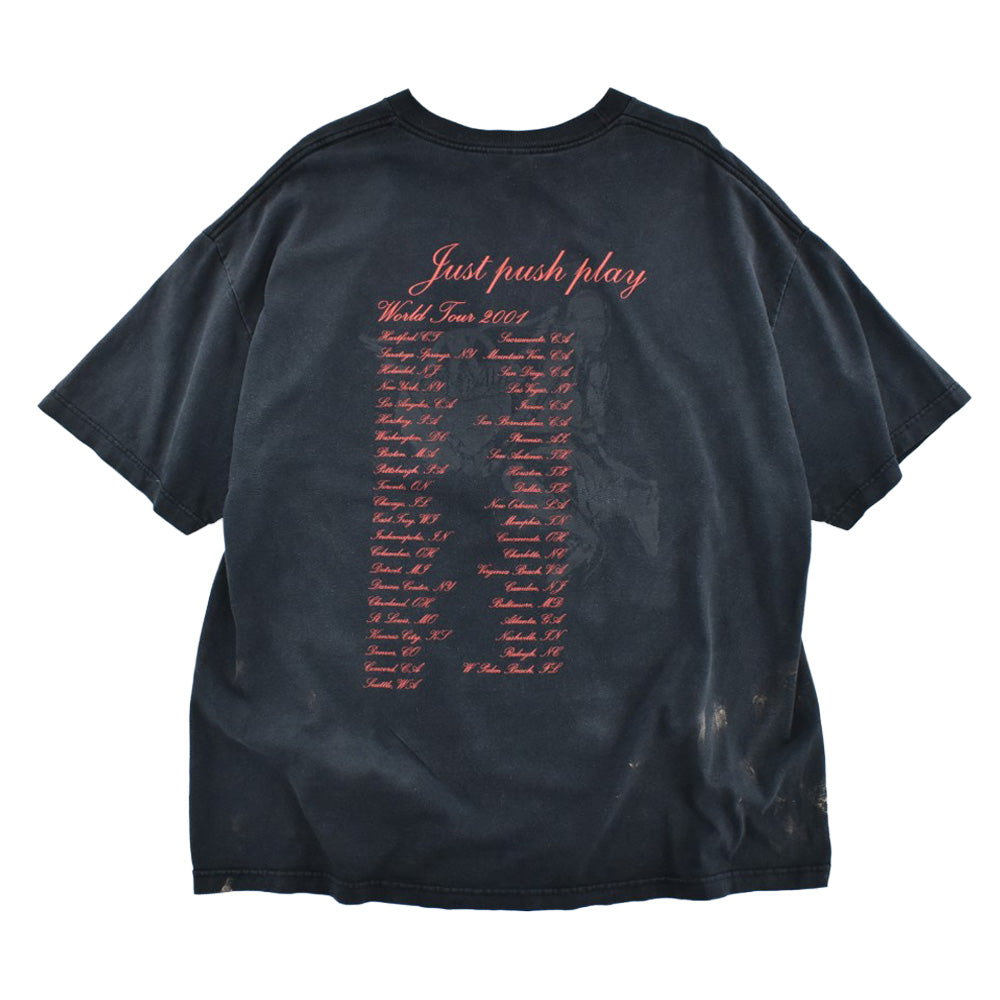 Y2K AEROSMITH "Just Push Play" 空山基 ロックTシャツ 260703H