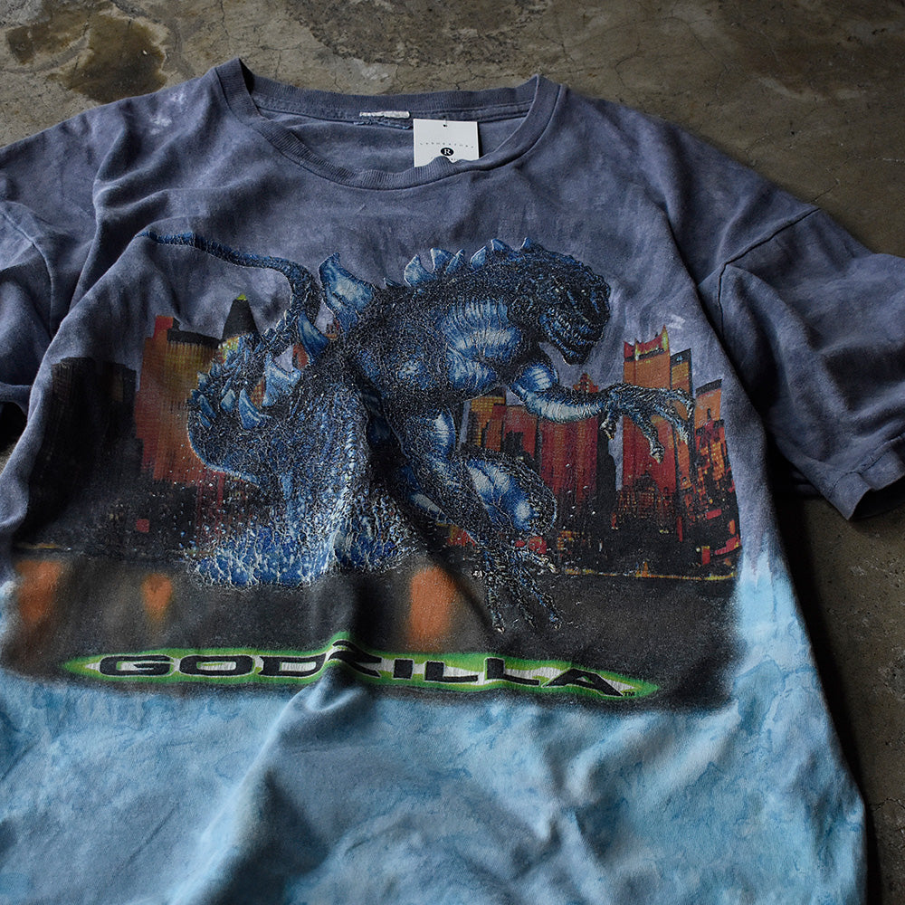ゴジラ タイダイ ムービーTシャツ 1998年〜 ヴィンテージ