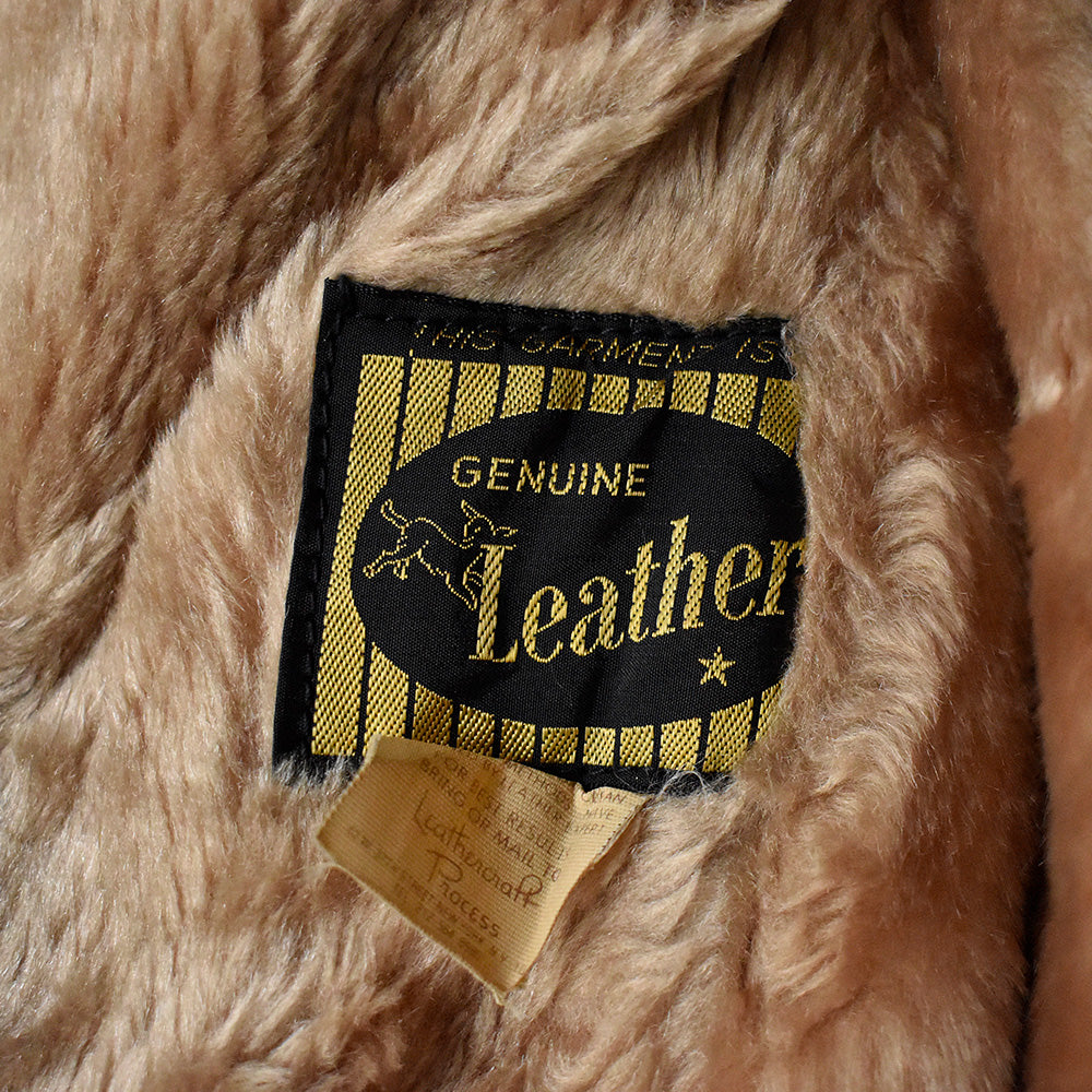 80's AMERICAN EAGLE G-1 type レザー フライトジャケット 241116H