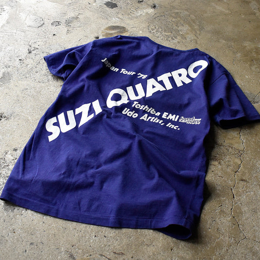 70's Suzi Quatro “Japan Tour '78” ロック Tシャツ 240102HY33