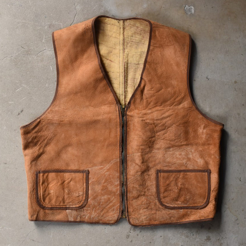 40's CROWN ZIP ムートンベスト 251212H – LABORATORY®