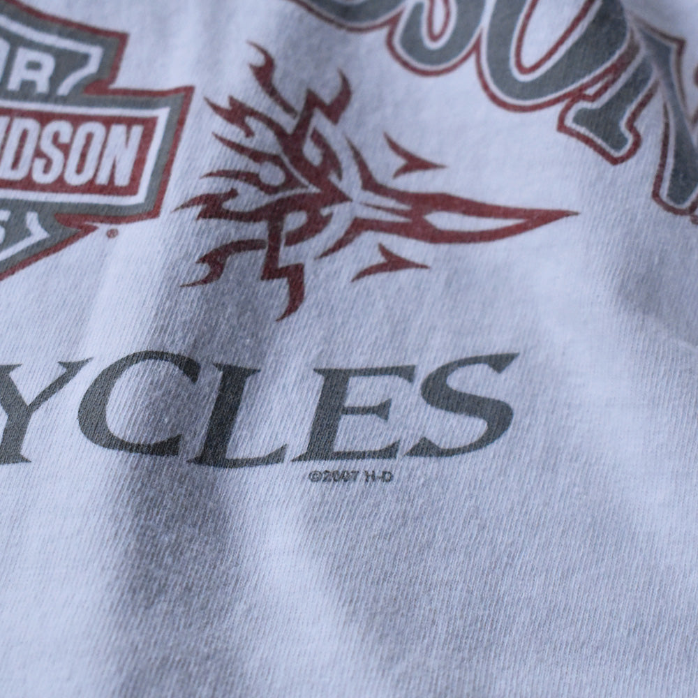 Harley-Davidson “DEVIL MOUNTAIN” 両面プリント Tシャツ USA製 240728