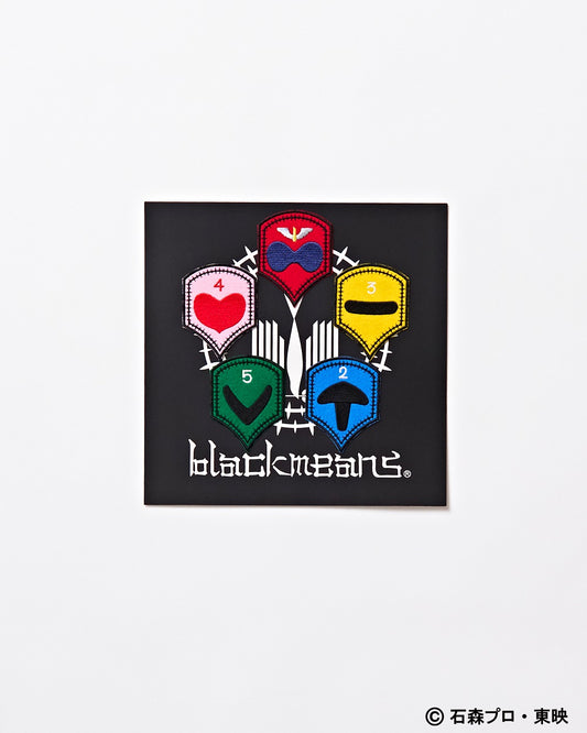 blackmeans×秘密戦隊ゴレンジャー ワッペンセット 945-80GAC316-1① 250826H