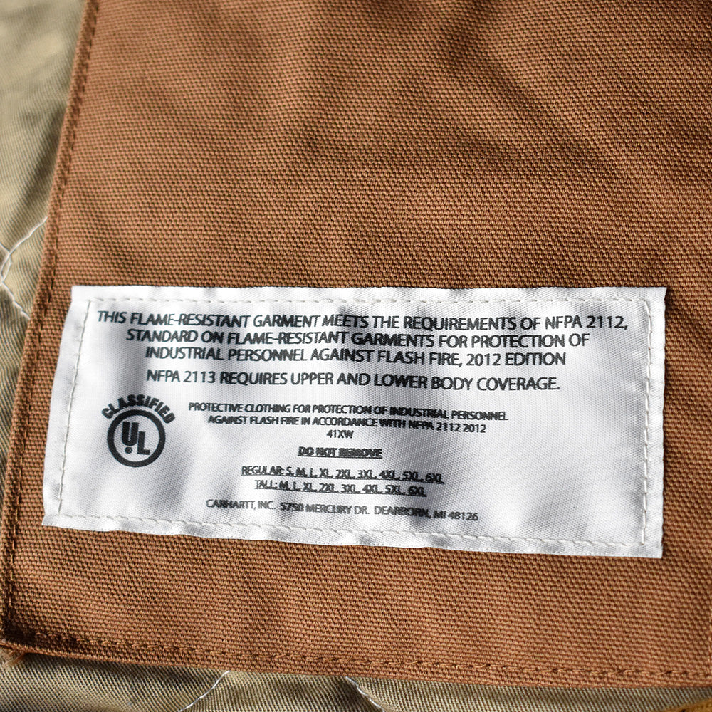 Carhartt FR トラディショナルコート キルティングライナー 241006H
