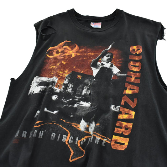 90's Biohazard "Urban Discipline" カットオフ ハードコアパンク ロックTシャツ 260626H