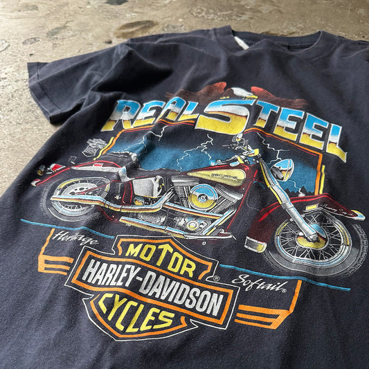 90’s Harley-Davidson ハーレー×イーグル Tシャツ USA製 240223H