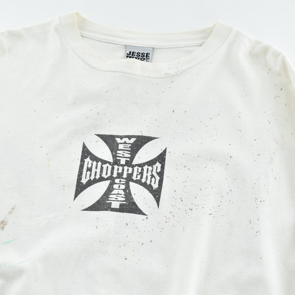 Y2K West Coast Choppers JESSE WHO? バイカー ロンT 260929H