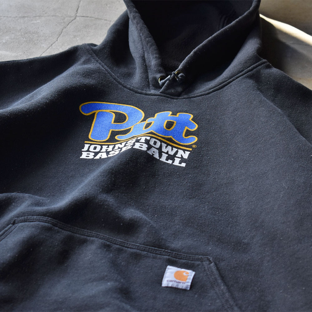カーハート Pitt プルオーバー スウェットパーカー 2018年 ブラック 古着