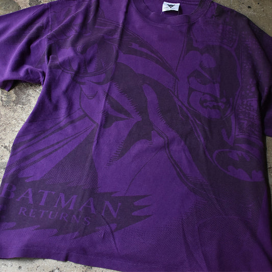 90's AOP! BATMAN RETURNS/バットマン リターンズ Tee USA製 230530