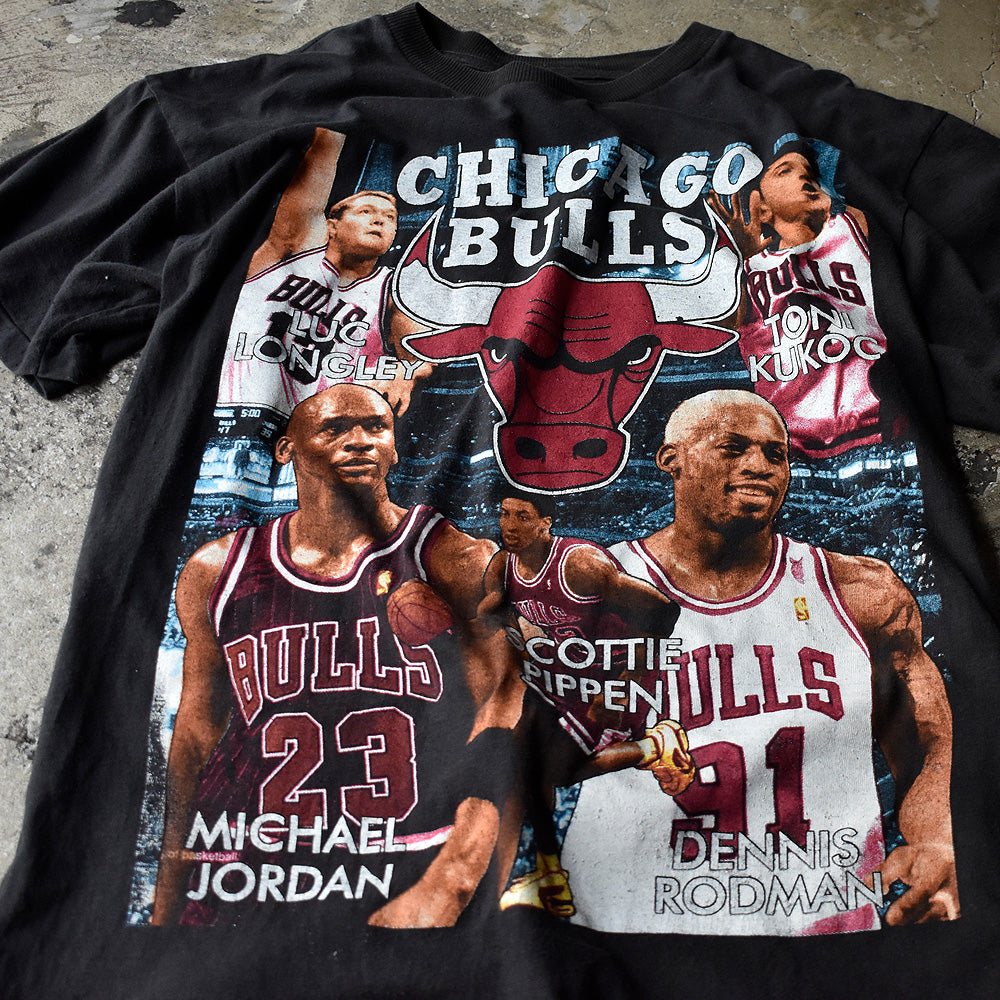 シカゴ・ブルズ 1996 NBA Champions ジョーダン ピッペン ロッドマン Tシャツ 1996年 ヴィンテージ