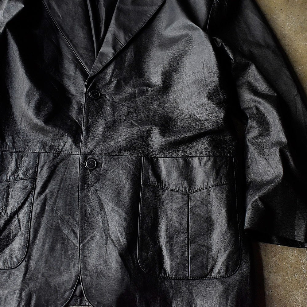 Y2K big size！GUIDE GEAR レザー テーラードジャケット 240320H