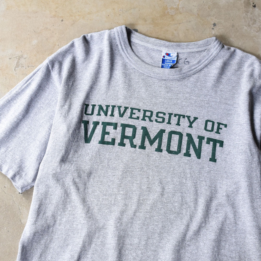 90’s Champion “UNIVERSITY OF VERMONT” カレッジプリント Tシャツ USA製 250527