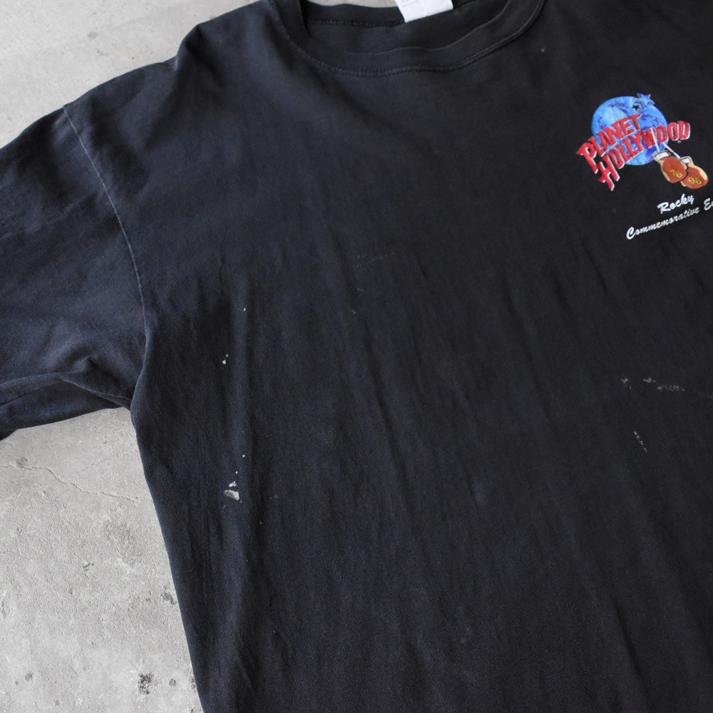 90's PLANET HOLLYWOOD “1976-1996 ROCKY 20th Anniversary” ムービー Tシャツ USA製 250418
