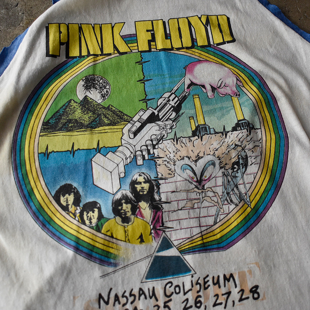80's PINK FLOYD "NASSAU COLISEUM" Tour カットオフ ロック Tシャツ 250819H