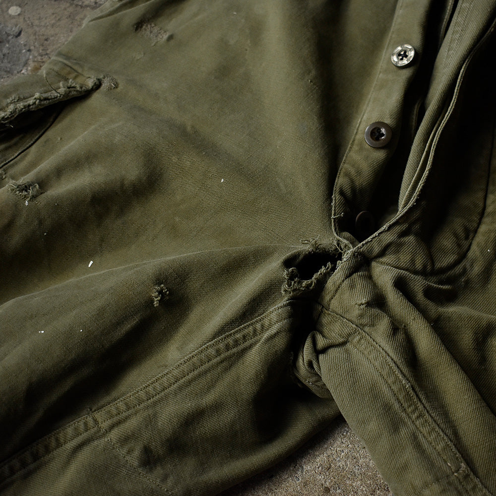 40's～ ダメージ！ French Army M-47 フィールドパンツ 前期型 231209H