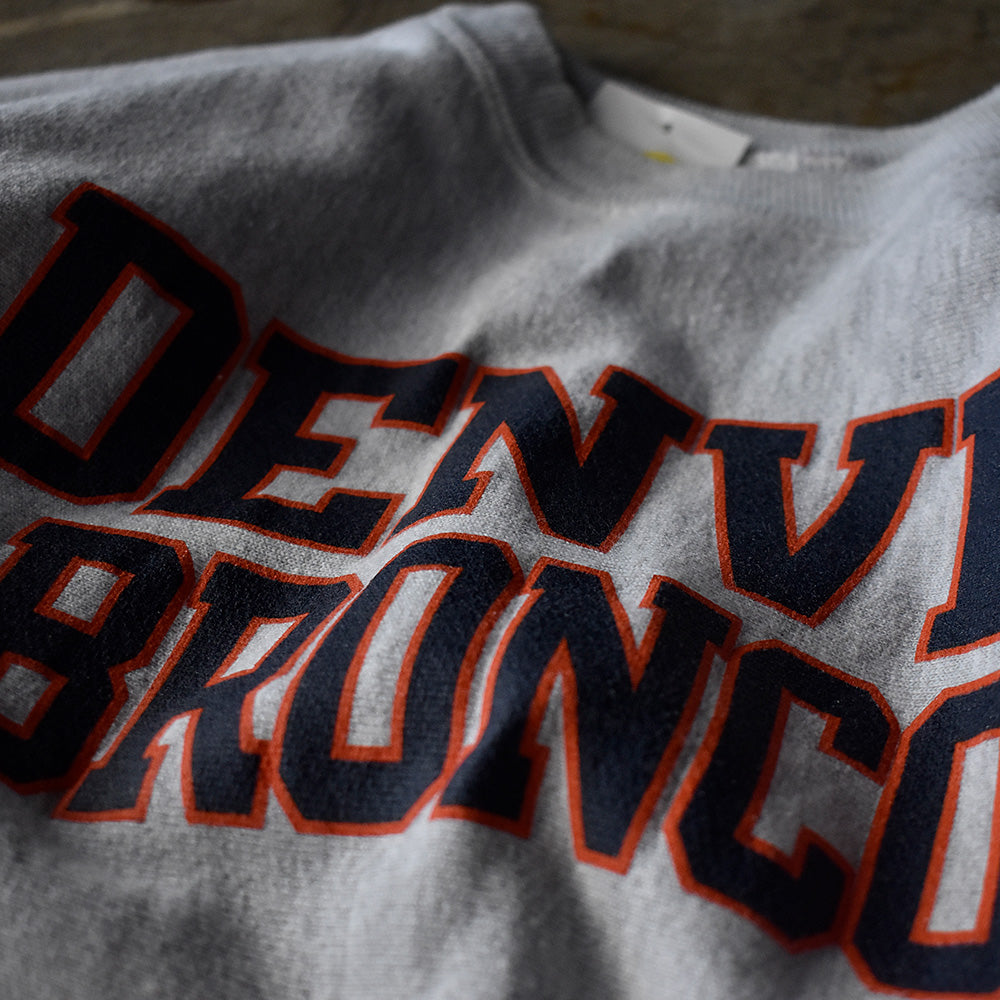 90's　Champion/チャンピオン　"Denver Broncos" Football　RWスウェット　230903H