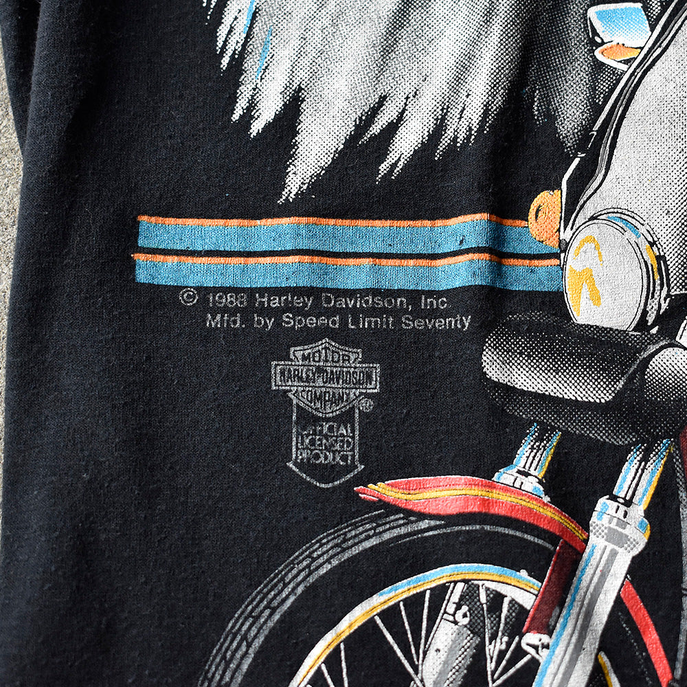 80's Harley Davidson “Best of the Breed” イーグル×ハーレー Tシャツ 240723H