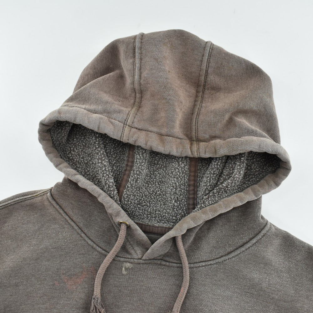 Y2K Carhartt 鬼フェード 袖ロゴ プルオーバーパーカー 260925H