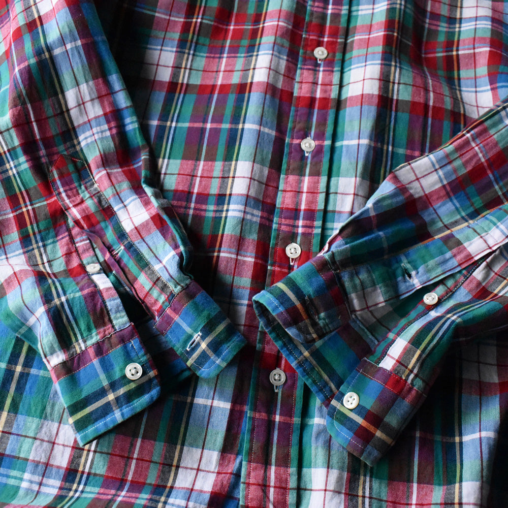 90's Ralph Lauren “BLAKE” チェック ボタンダウンシャツ 240327 S2063