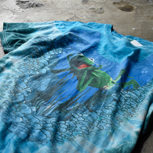 90's SESAMESTREET “Kermit The Frog“ タイダイTシャツ 240717