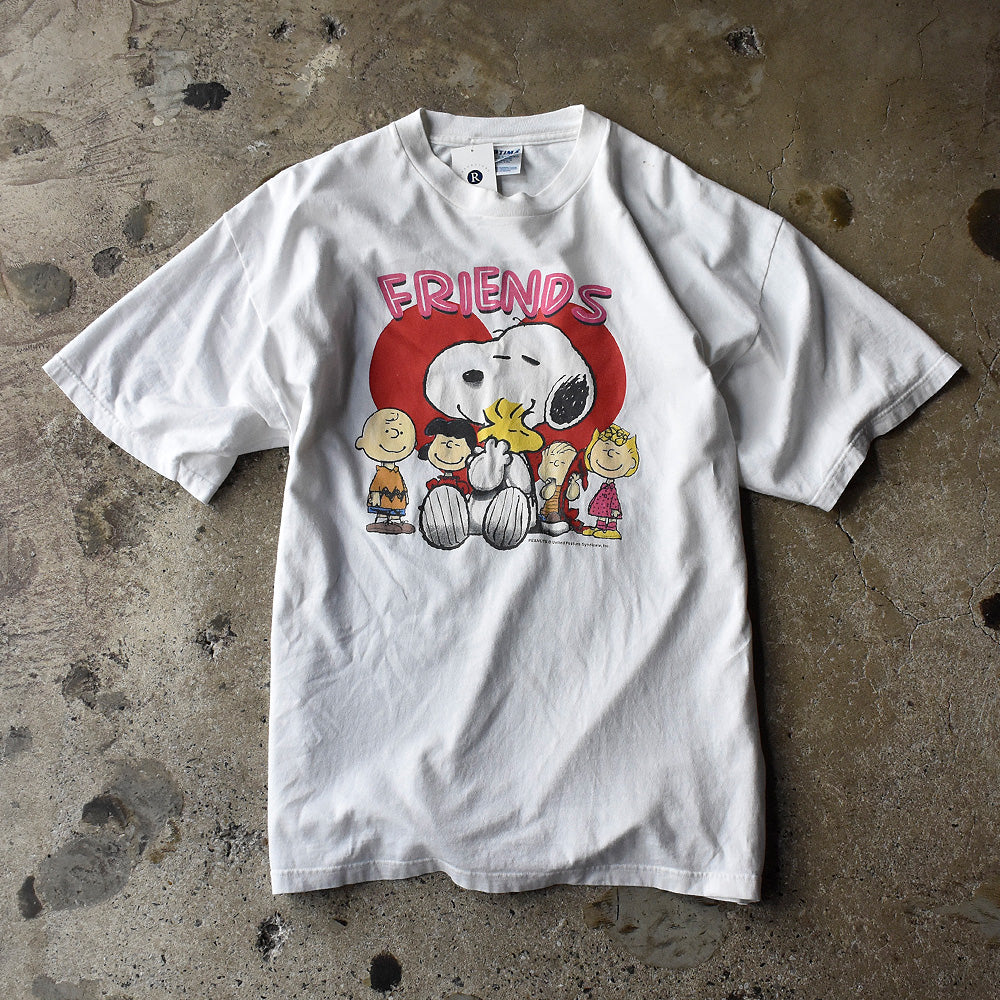 90's～ Peanuts “FRIENDS” 海外アニメ キャラ Tシャツ 250812H