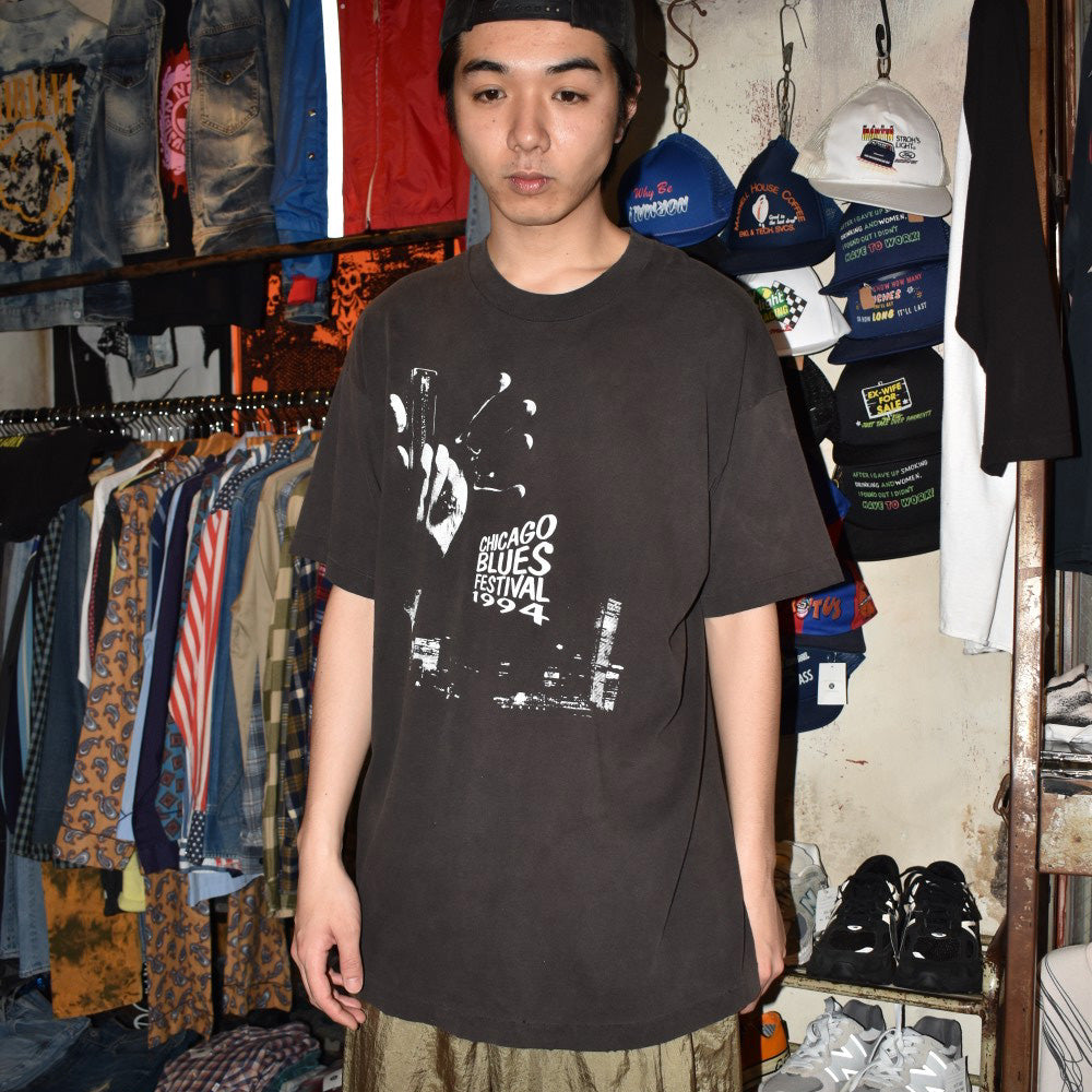 90's CHICAGO BLUES FESTIVAL Tシャツ 260529H