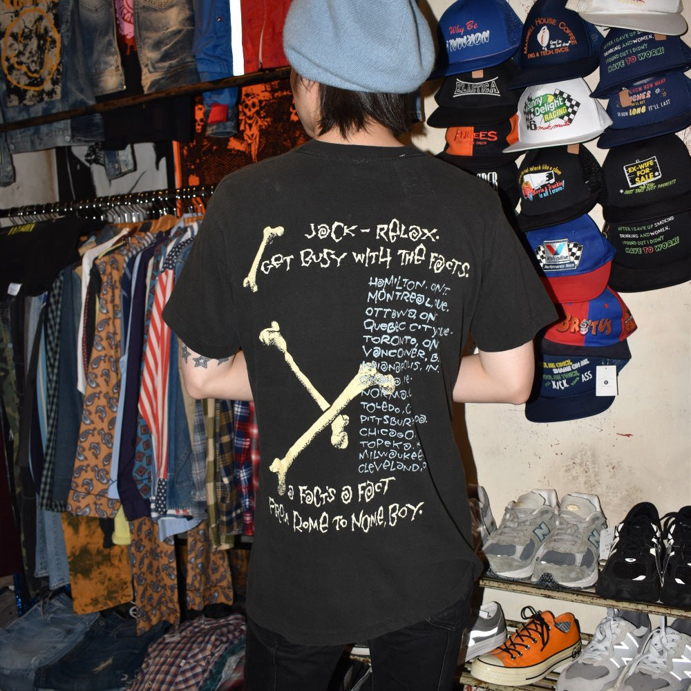 90’s RUSH × Pushead “Roll The Bones” ロックTシャツ 260529HFK2