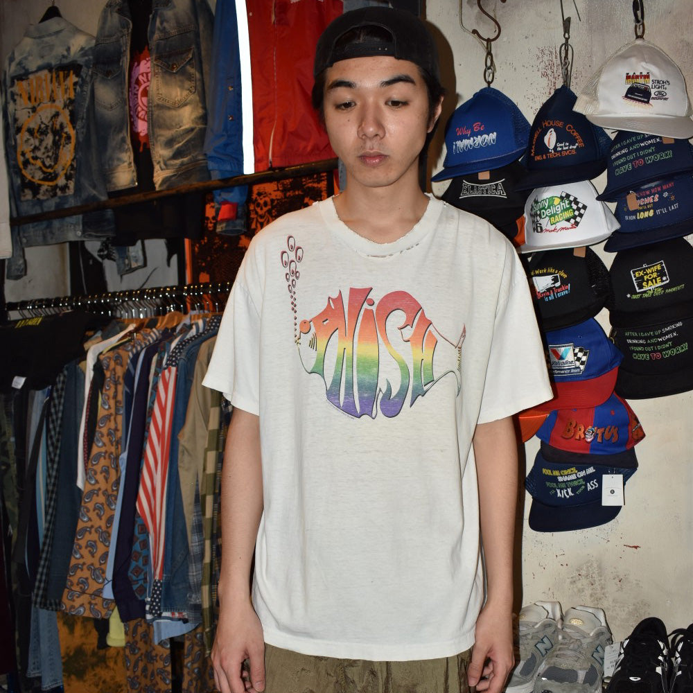 90's PHISH "Rainbow Fish" ロックTシャツ 260529H
